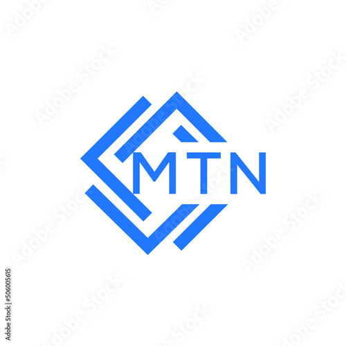 MTN technology letter logo design on white  background. MTN creative initials technology letter logo concept. MTN technology letter design.

