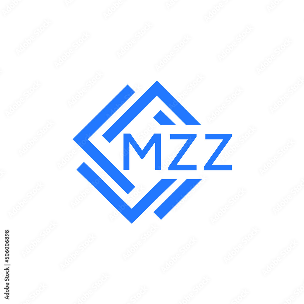MZZ technology letter logo design on white background. MZZ creative initials technology letter logo concept. MZZ technology letter design. MZZ technology letter logo design on white background. MZZ creative initials technology letter logo concept. MZZ technology letter design.