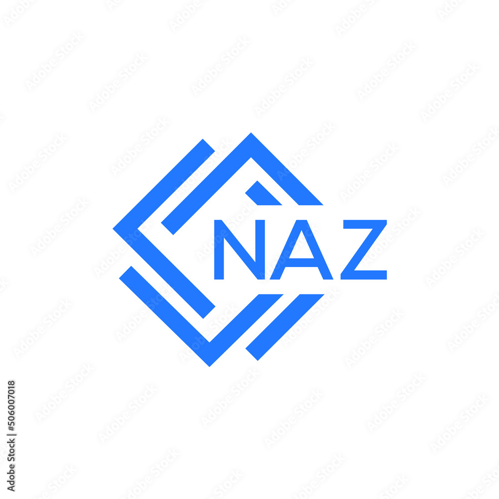 NAZ technology letter logo design on white background. NAZ creative initials technology letter logo concept. NAZ technology letter design. NAZ technology letter logo design on white background. NAZ creative initials technology letter logo concept. NAZ technology letter design.