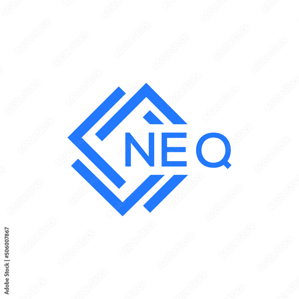 NEQ technology letter logo design on white background. NEQ creative initials technology letter logo concept. NEQ technology letter design. NEQ technology letter logo design on white background. NEQ creative initials technology letter logo concept. NEQ technology letter design.