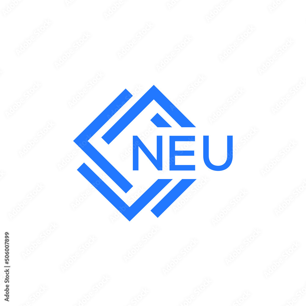 NEU technology letter logo design on white background. NEU creative initials technology letter logo concept. NEU technology letter design. NEU technology letter logo design on white background. NEU creative initials technology letter logo concept. NEU technology letter design.
