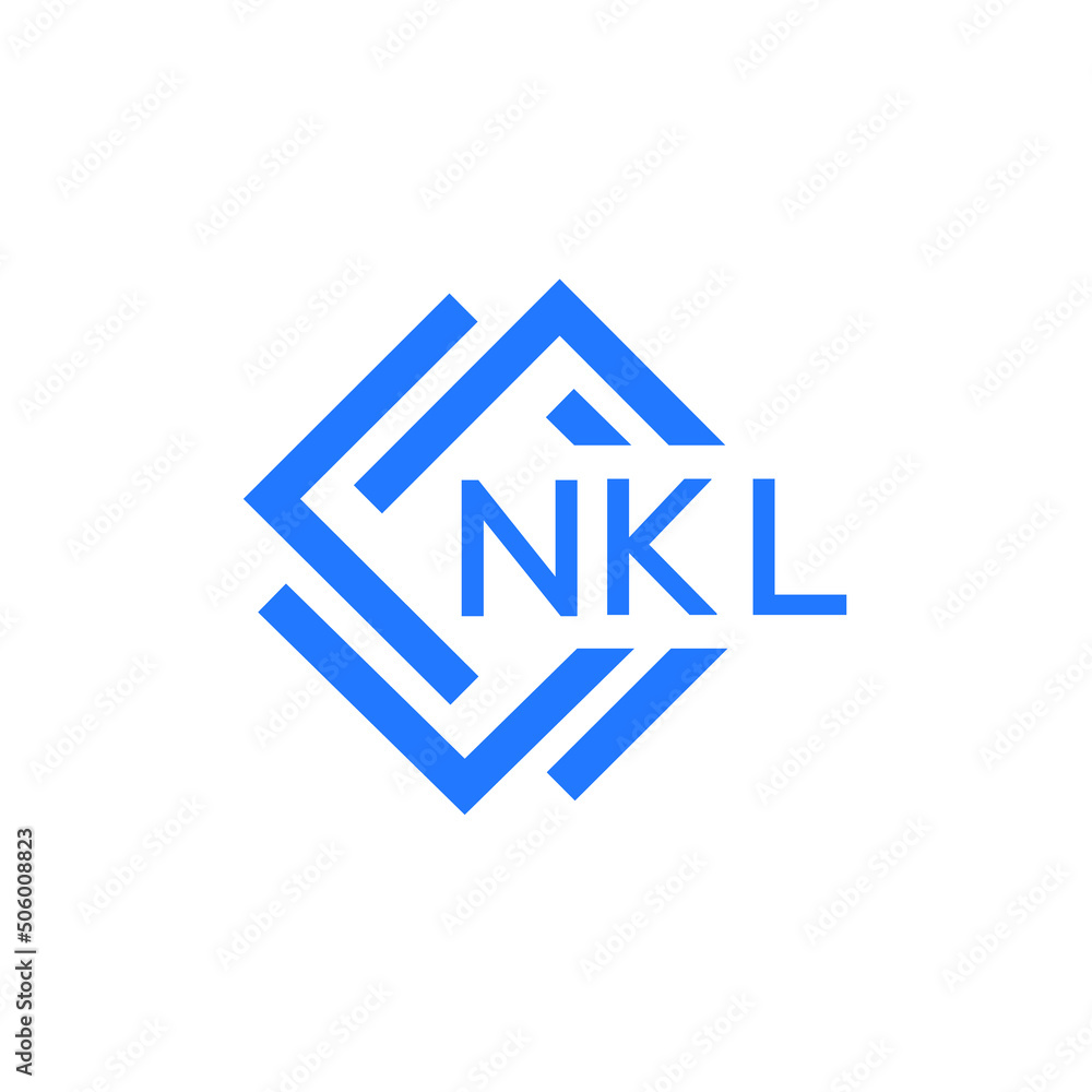 NKL technology letter logo design on white background. NKL creative initials technology letter logo concept. NKL technology letter design. NKL technology letter logo design on white background. NKL creative initials technology letter logo concept. NKL technology letter design.