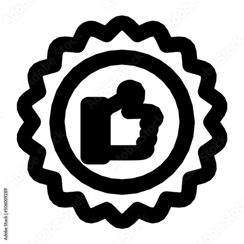 recommended line icon