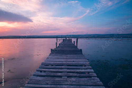 pier at sunset © Martin