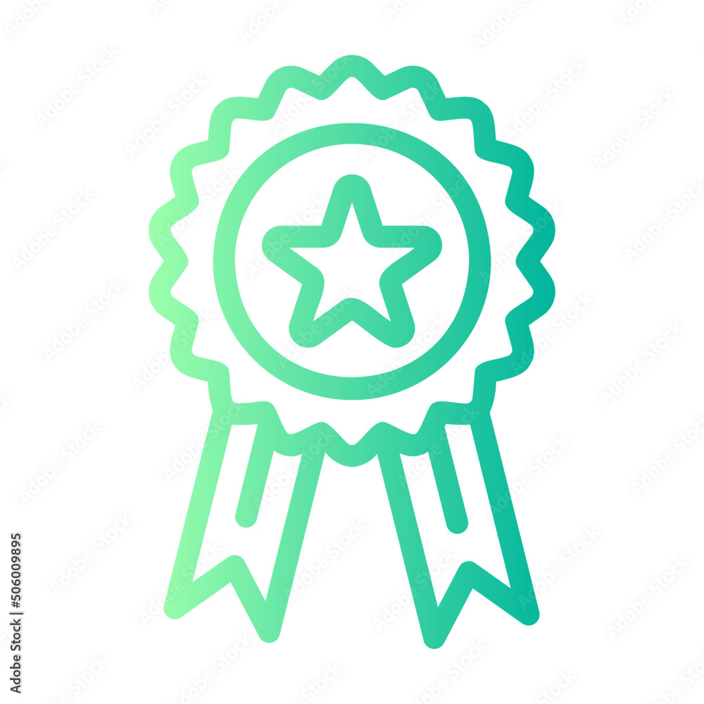 medal gradient icon medal gradient icon