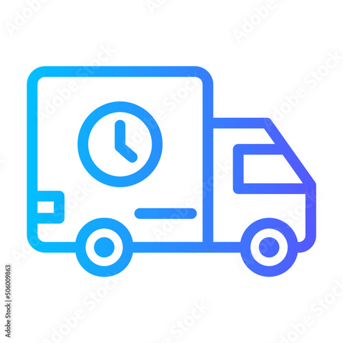 delivery gradient icon