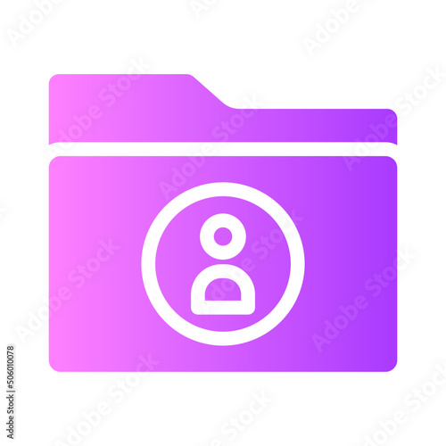 database gradient icon