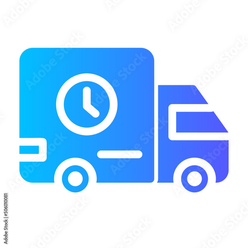 delivery gradient icon