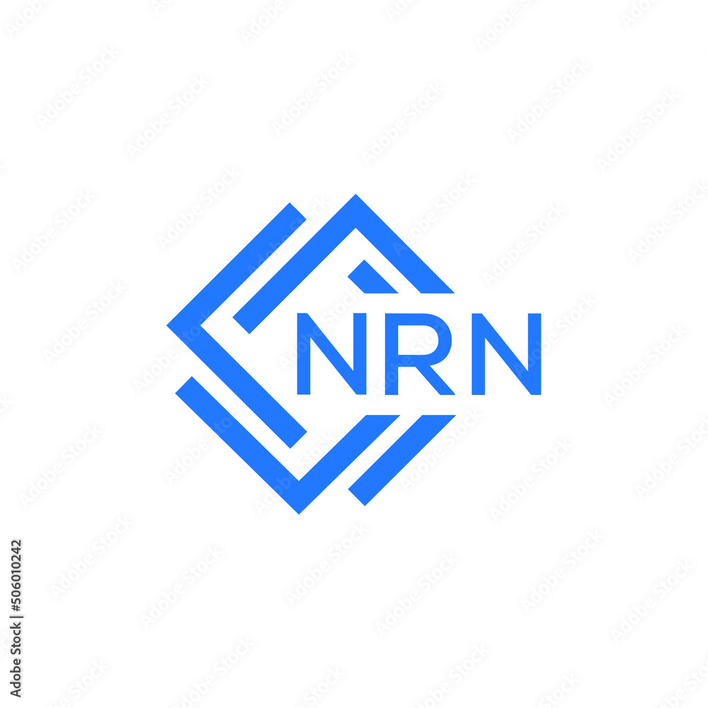 NRN technology letter logo design on white background. NRN creative initials technology letter logo concept. NRN technology letter design. NRN technology letter logo design on white background. NRN creative initials technology letter logo concept. NRN technology letter design.