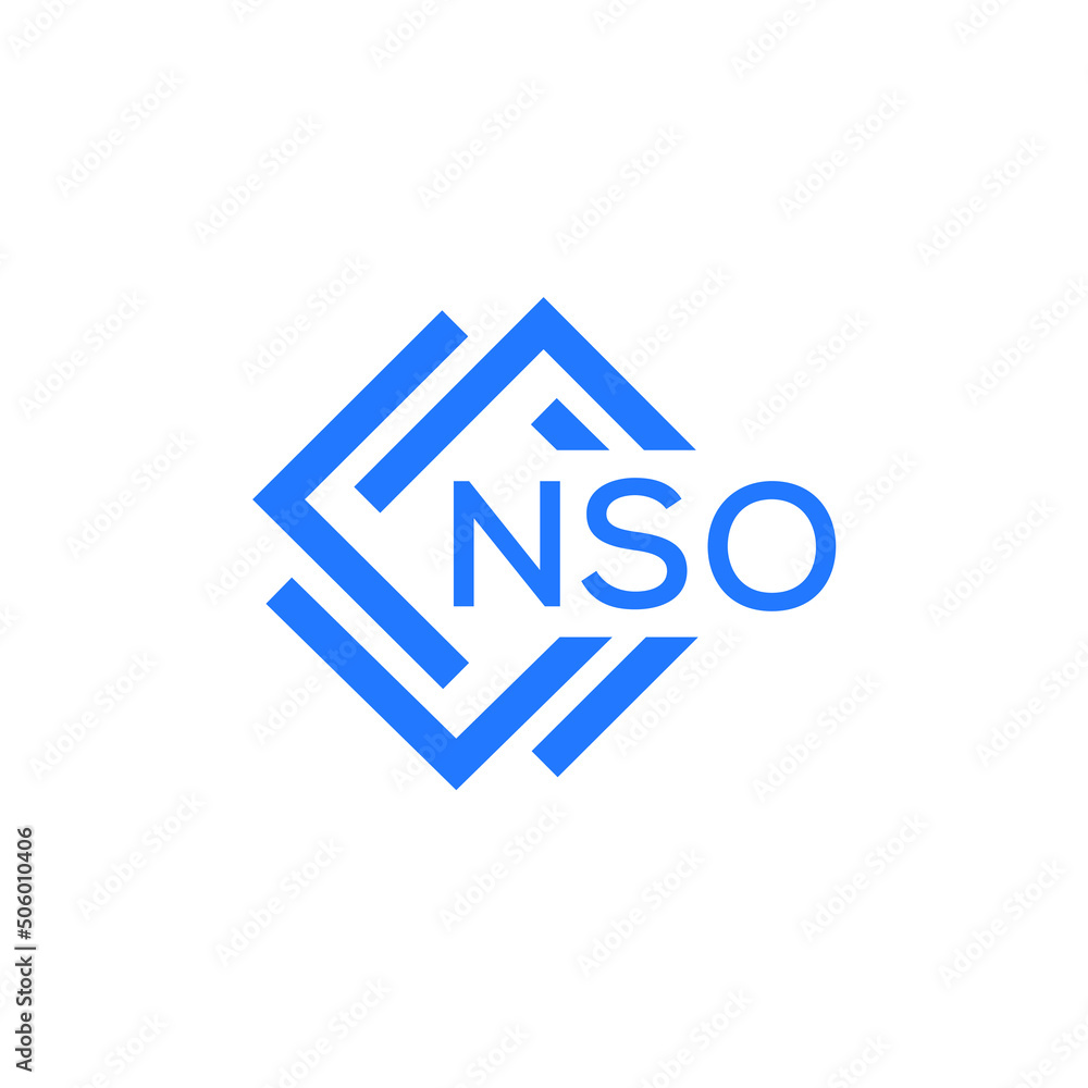 NSO technology letter logo design on white background. NSO creative initials technology letter logo concept. NSO technology letter design. NSO technology letter logo design on white background. NSO creative initials technology letter logo concept. NSO technology letter design.