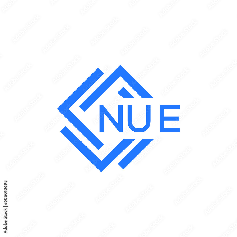 NUE technology letter logo design on white background. NUE creative initials technology letter logo concept. NUE technology letter design. NUE technology letter logo design on white background. NUE creative initials technology letter logo concept. NUE technology letter design.