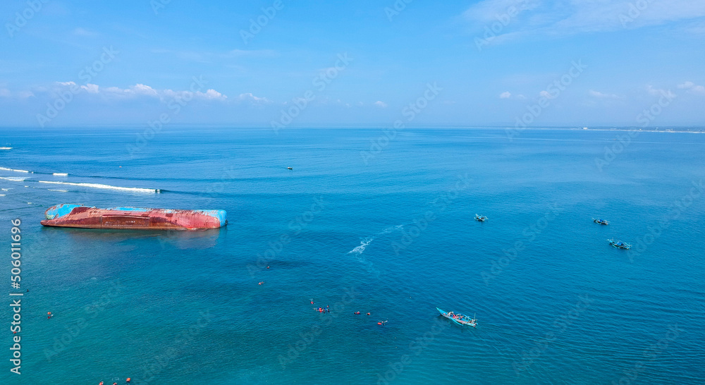 Obraz premium Blue atmosfer incredible view of the sea