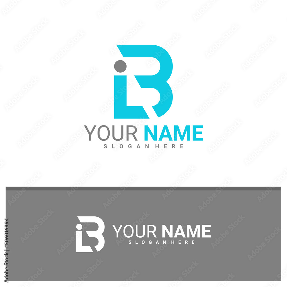 Letter L B logo design vector, Creative L B logo concepts template illustration. Letter L B logo design vector, Creative L B logo concepts template illustration.