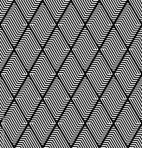 Abstract seamless geometric diamonds pattern. Lines texture.