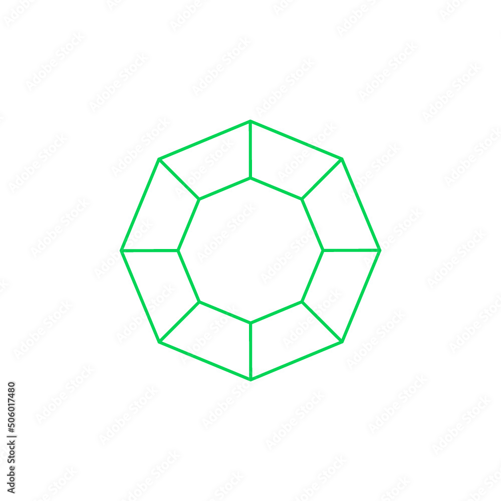 Diamond icon isolated on white background Diamond icon isolated on white background