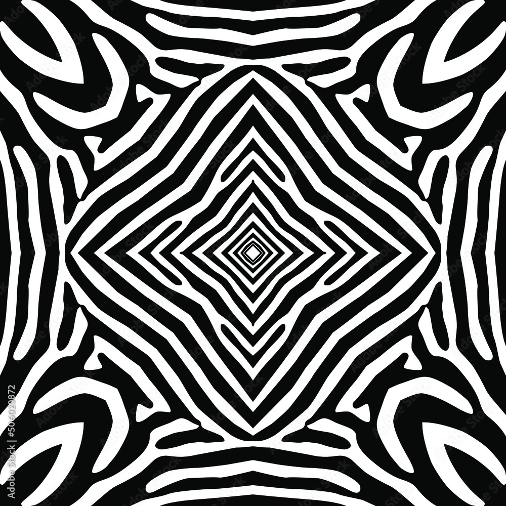 Black-White Stripes Lines Motifs Pattern Inspired by Zebra. Decoration for Interior, Exterior, Carpet, Textile, Garment, Cloth, Silk, Tile, Plastic, Paper, Wrapping, Wallpaper, Pillow, Background, Ect Black-White Stripes Lines Motifs Pattern Inspired by Zebra. Decoration for Interior, Exterior, Carpet, Textile, Garment, Cloth, Silk, Tile, Plastic, Paper, Wrapping, Wallpaper, Pillow, Background, Ect
