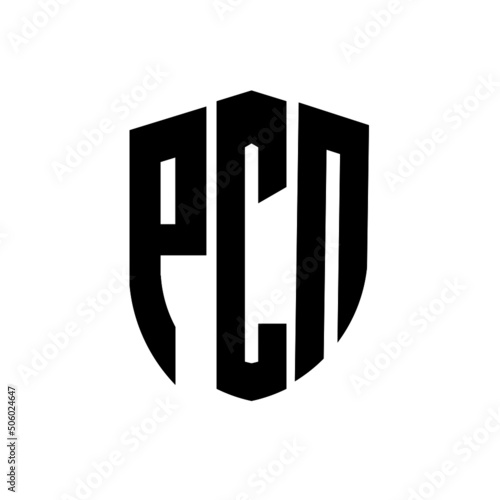 PCN letter logo design. PCN modern letter logo with black background. PCN creative letter logo. simple and modern letter logo. vector logo modern alphabet font overlap style. Initial letters PCN 