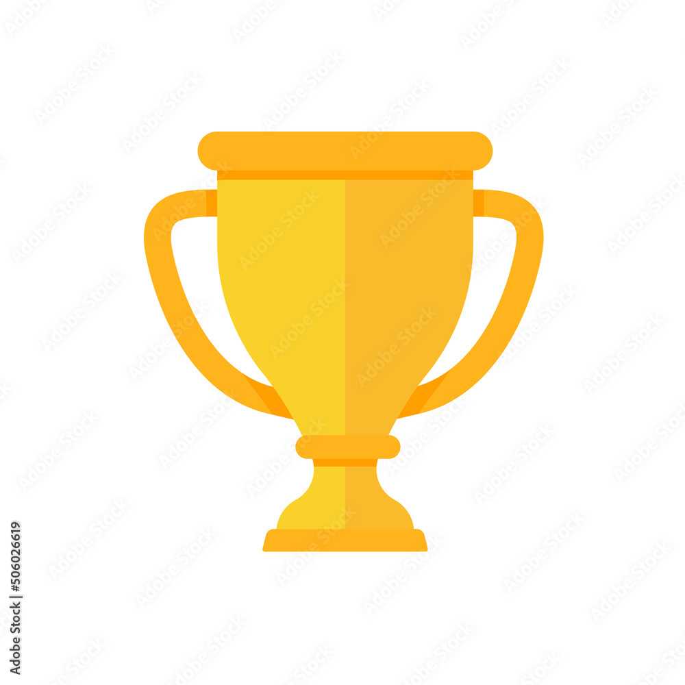 golden trophy For the winners of the sport achievement award concept golden trophy For the winners of the sport achievement award concept