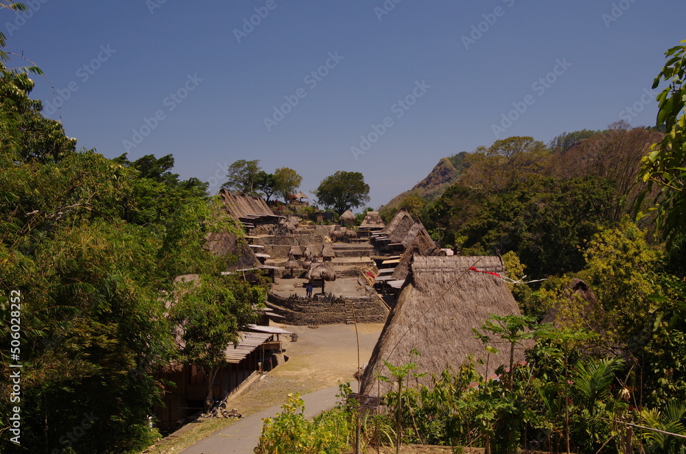 A traditional village on Flores island in Indonesia A traditional village on Flores island in Indonesia