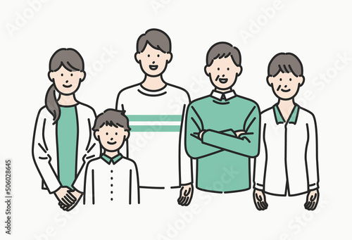 男の子がいる家庭・仲良し家族
