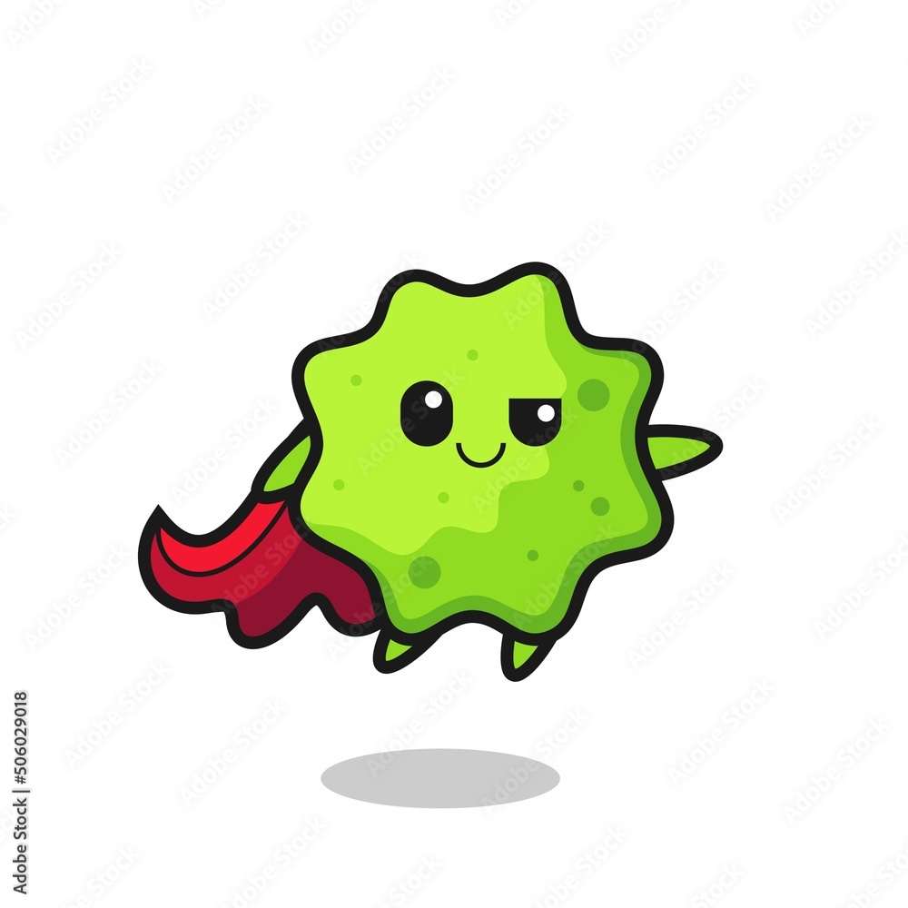 cute splat superhero character is flying cute splat superhero character is flying