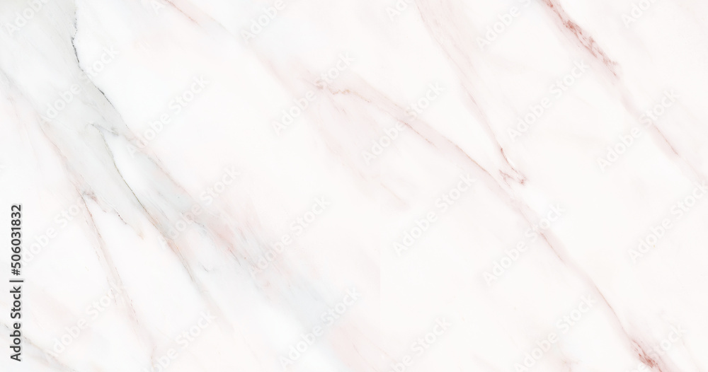 New Pinkish Brown Veins Natural Figures Statuario Marble Stone