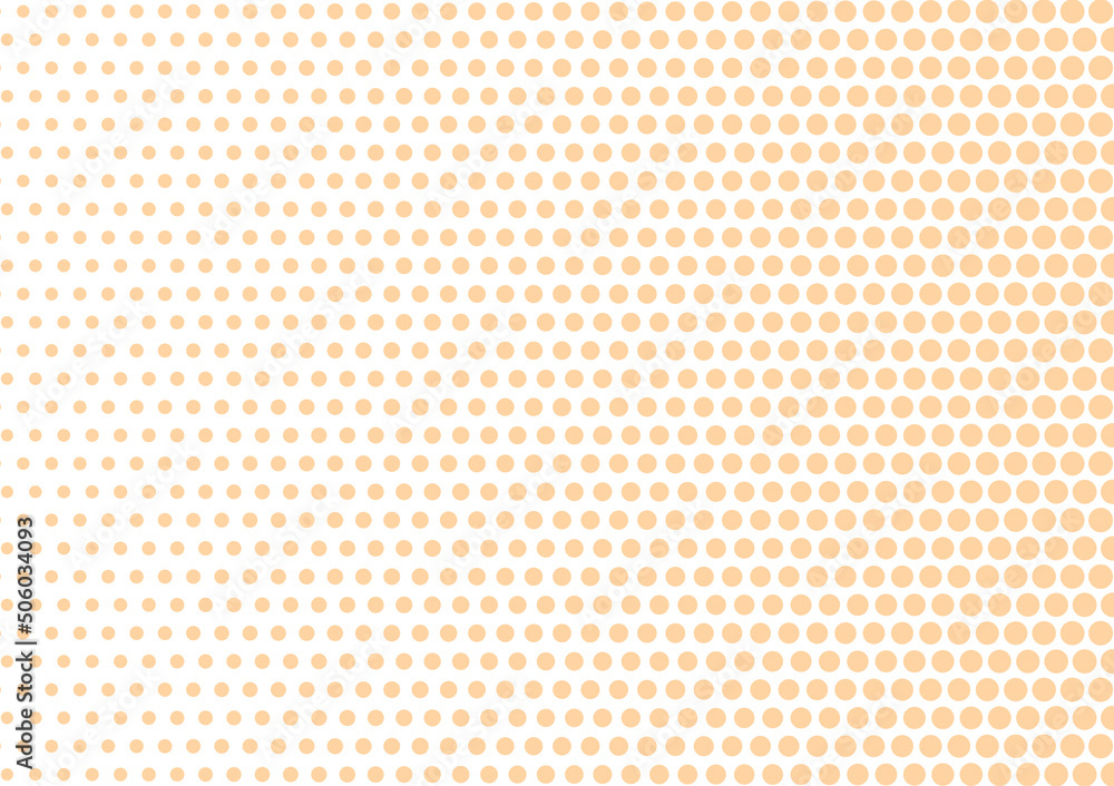 Orange ball halftone abstract background Orange ball halftone abstract background
