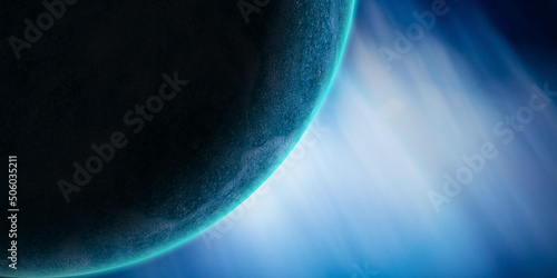 Blue planet Earth. Elements of this image furnished by NASA
