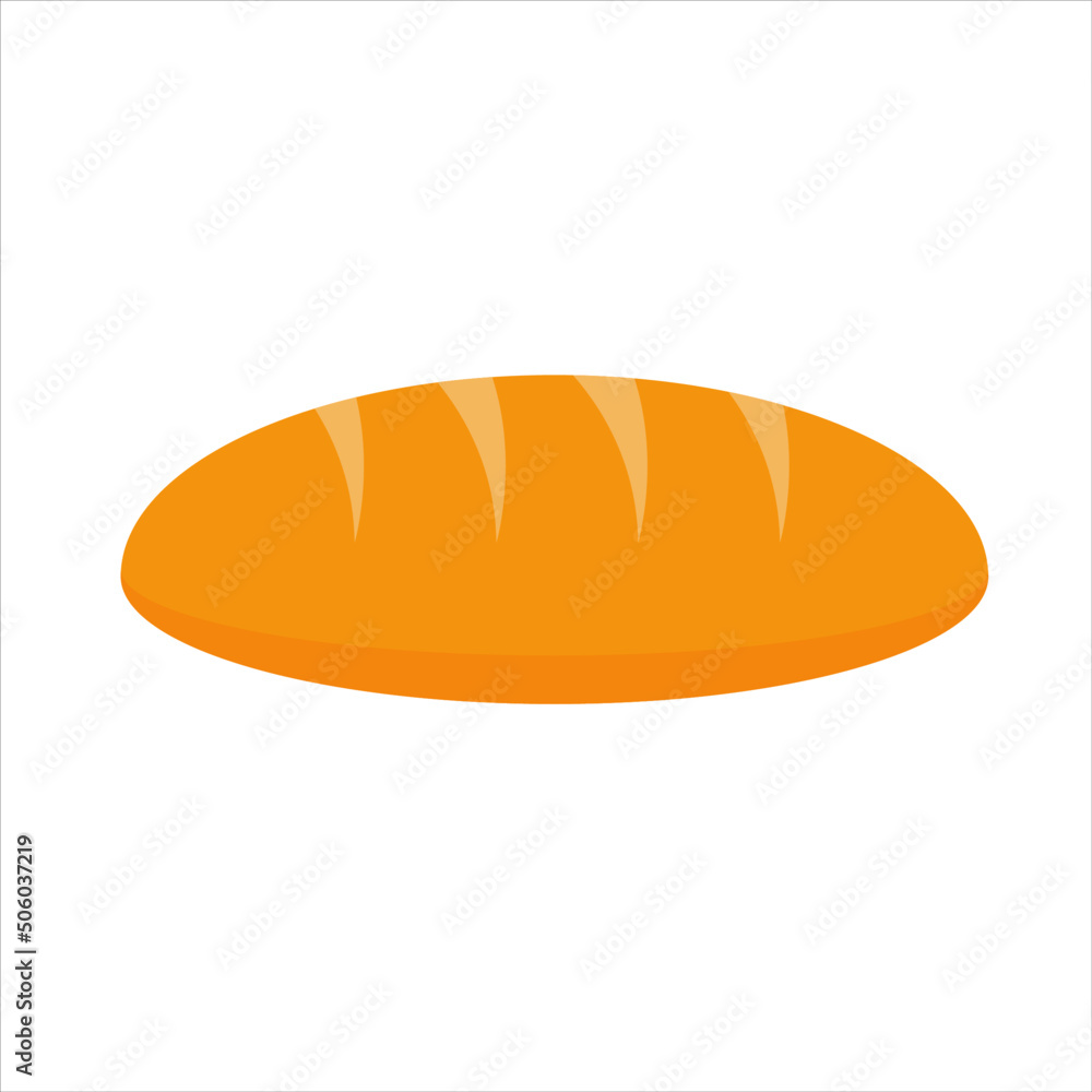 Wheat flour bread icon vector illustration Wheat flour bread icon vector illustration