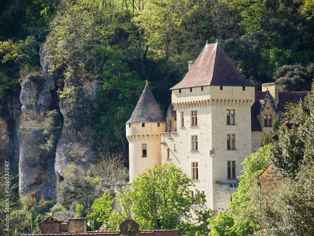 Château de la Malartrie à la Roque-Gageac en Dordogne dans le Périgord noir