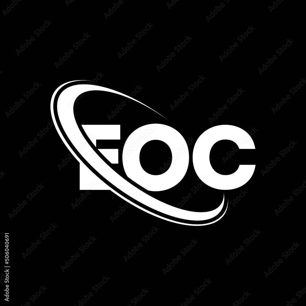 EOC logo. EOC letter. EOC letter logo design. Initials EOC logo linked