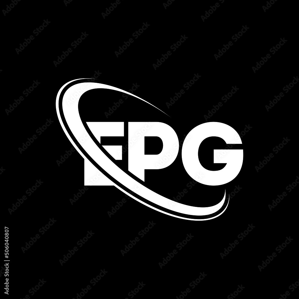 EPG logo. EPG letter. EPG letter logo design. Initials EPG logo linked