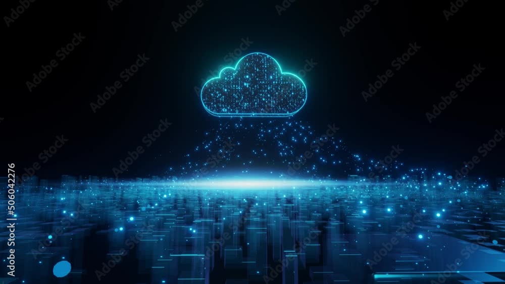 Cloud Computing and Big Data Concepts Connecting the network of digital data and information of the future