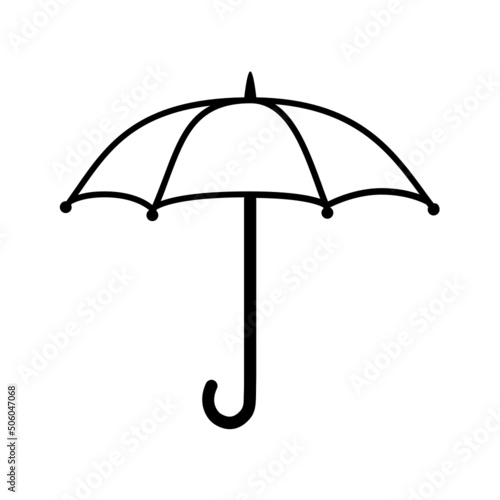 Black line for Icon Umbrella