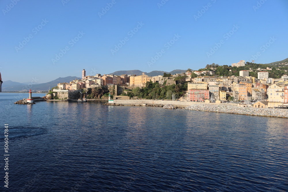 view of the city of bastia