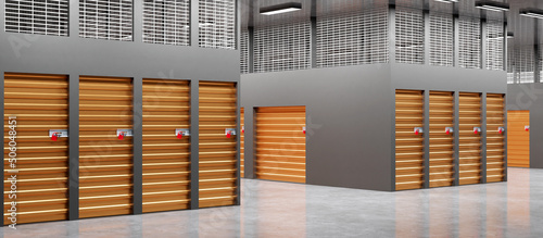 Rental Storage Units. Empty...
