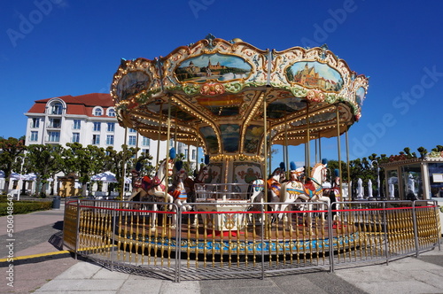 carousel in the park for see