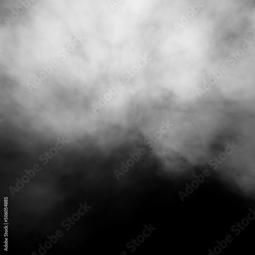 smoke overlay effect. fog overlay effect. atmosphere overlay effect. Isolated black background. Misty fog effect, texture overlays. fume overlay. vapor overlays. fog background texture. steam, smoky. © AshanRandika