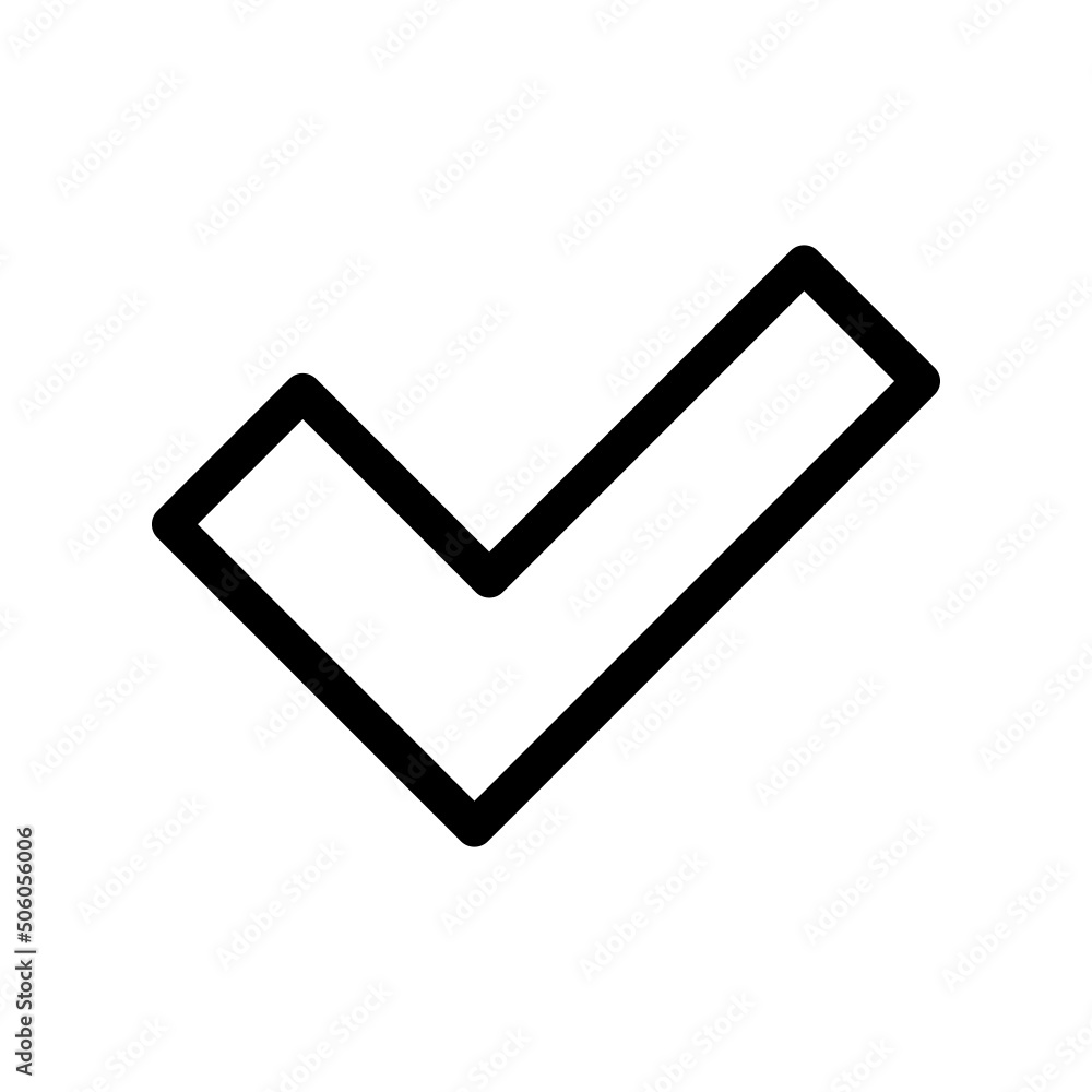 Check Icon Vector Symbol Design Illustration Check Icon Vector Symbol Design Illustration