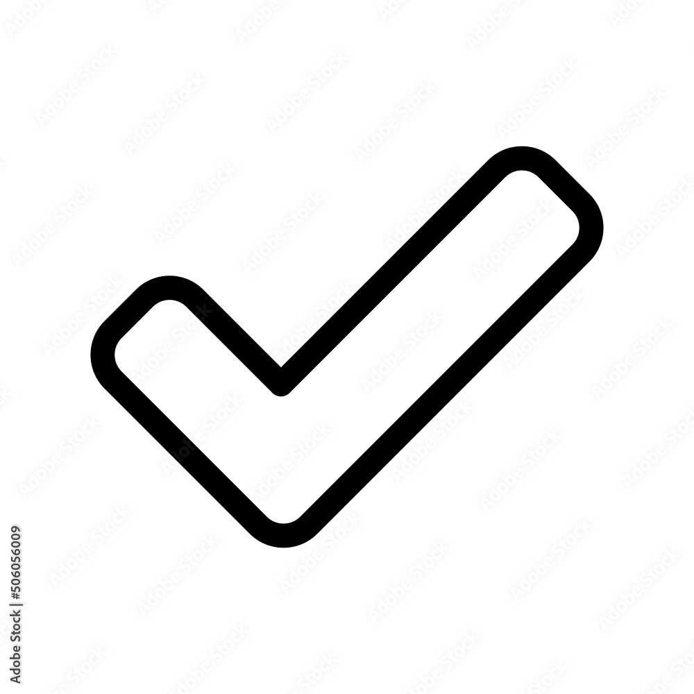 Check Icon Vector Symbol Design Illustration Check Icon Vector Symbol Design Illustration