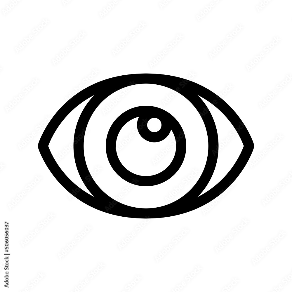 Eye Icon Vector Symbol Design Illustration Eye Icon Vector Symbol Design Illustration