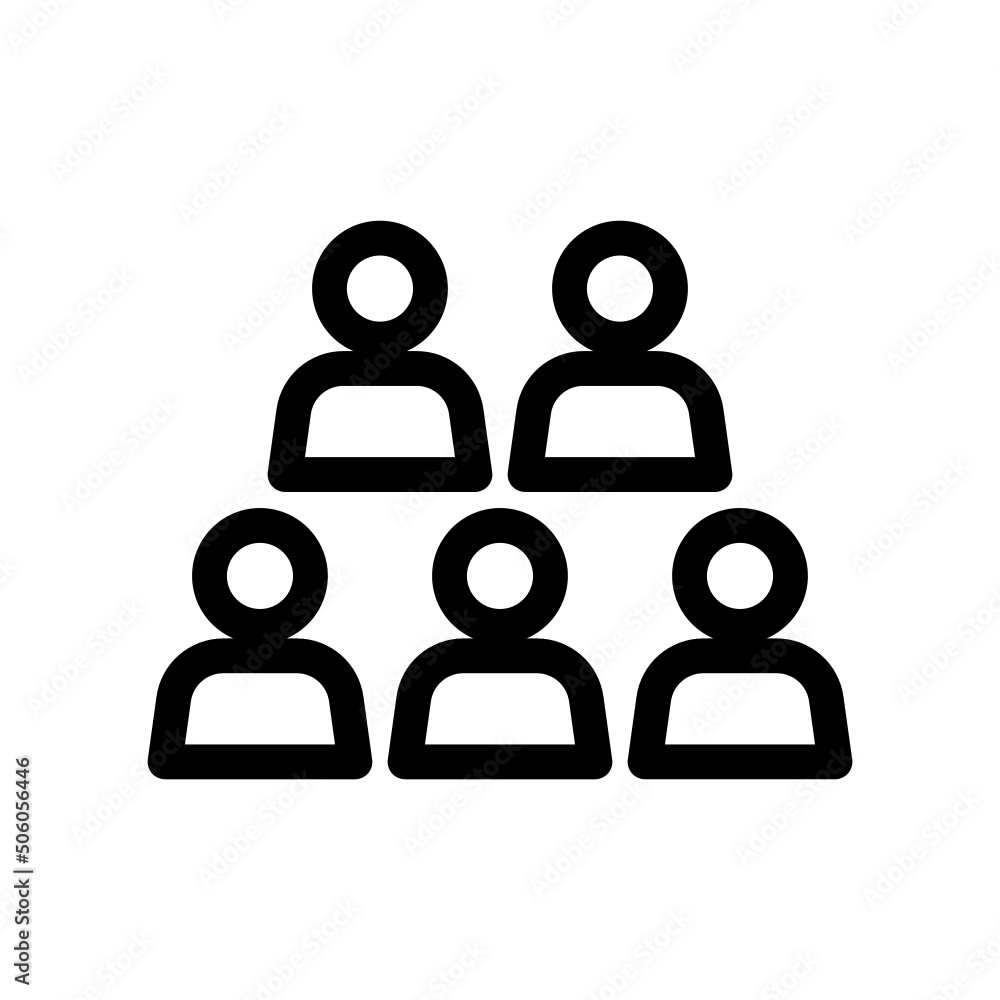 Group Icon Vector Symbol Design Illustration Group Icon Vector Symbol Design Illustration