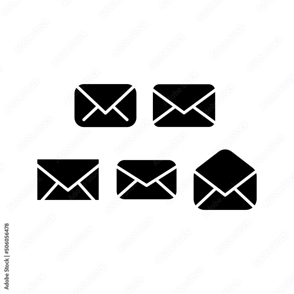 Email Icon Set Vector Symbol Design Illustration Email Icon Set Vector Symbol Design Illustration