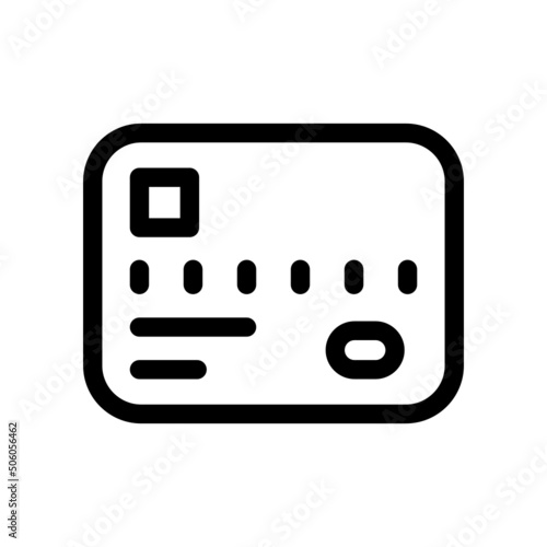 Credit Card Icon Vector Symbol Design Illustration