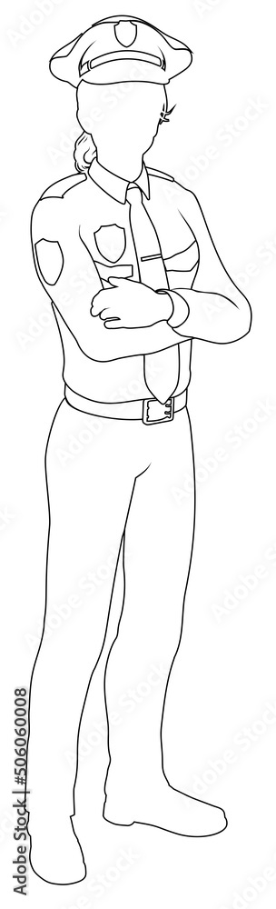 Policewoman Person Silhouette Police Officer Woman Policewoman Person Silhouette Police Officer Woman