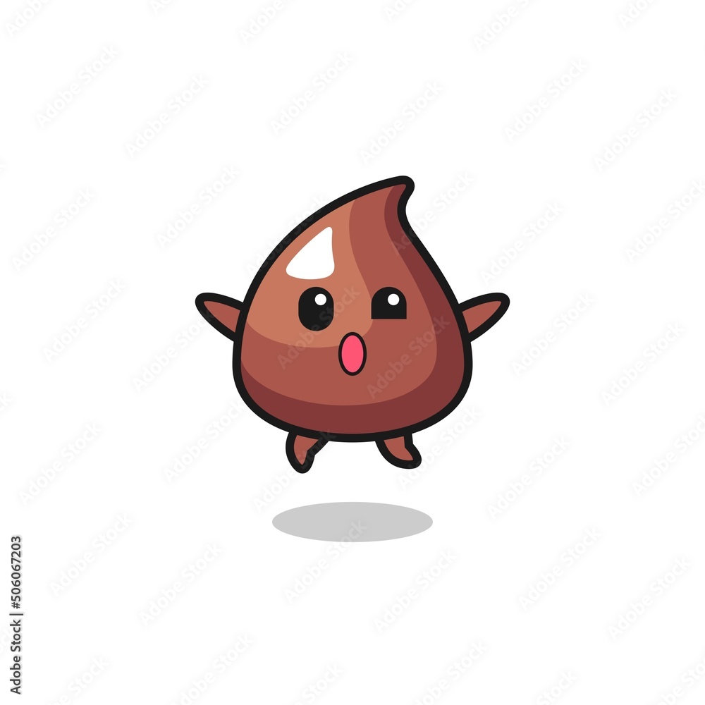 choco chip character is jumping gesture choco chip character is jumping gesture