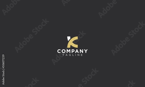 Letter K monogram logo design