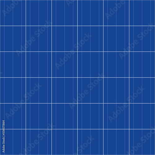 Blue solar panel seamless texture, abstract system collector from poly crystalline square cells