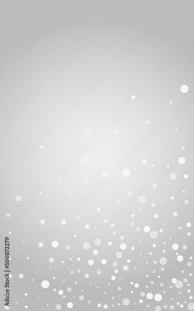 Grey Snow Vector Grey Background. Silver Elegant Grey Snow Vector Grey Background. Silver Elegant