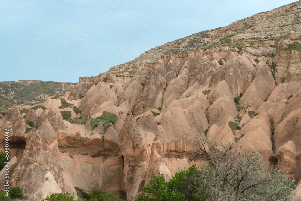 Cappadocia Fairy Chimneys, view of the Fairy Chimney in Cappadocia which is name called local in Turkish Cappadocia Fairy Chimneys, view of the Fairy Chimney in Cappadocia which is name called local in Turkish
